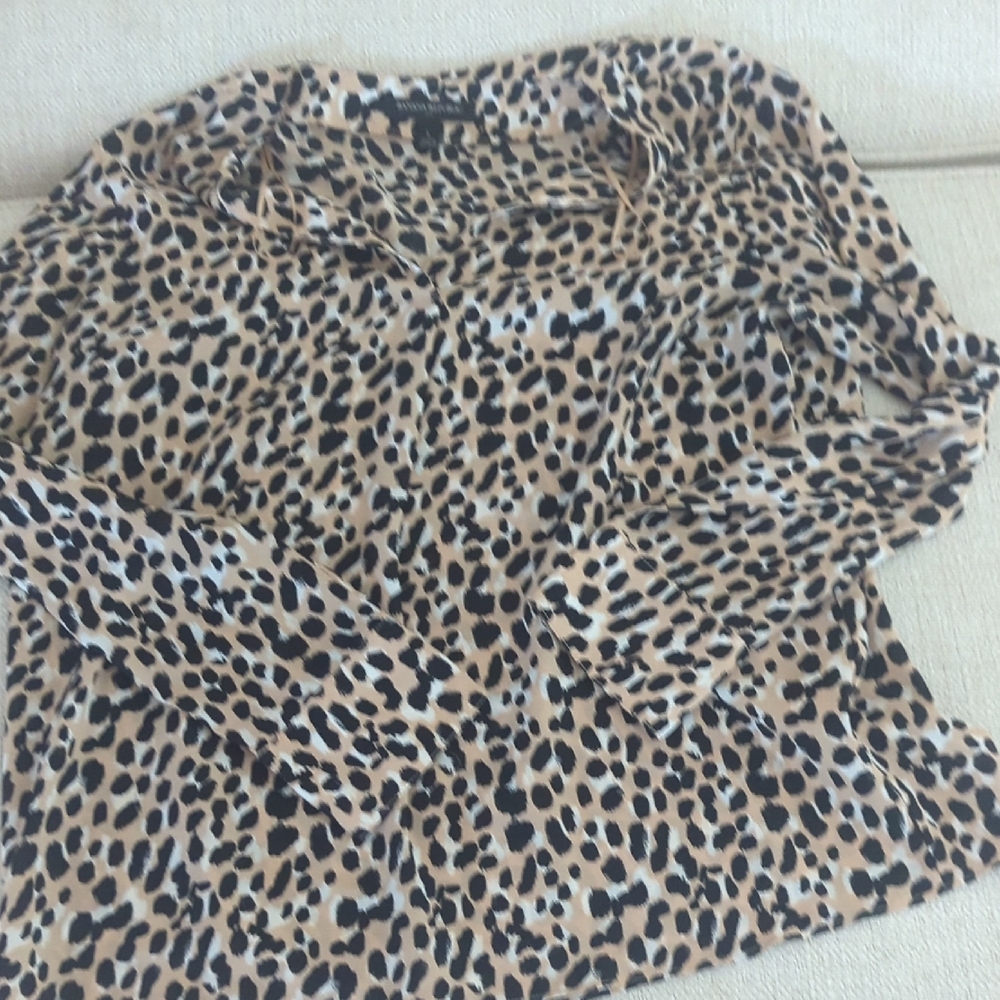 Banana Republic Animal Print Blouse